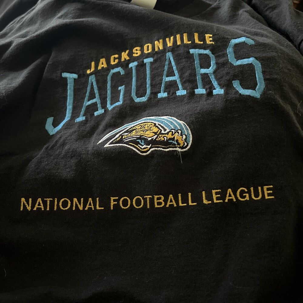 Jacksonville Jaguars Vintage Lee 90s Embroidered Made In USA T Shirt XL